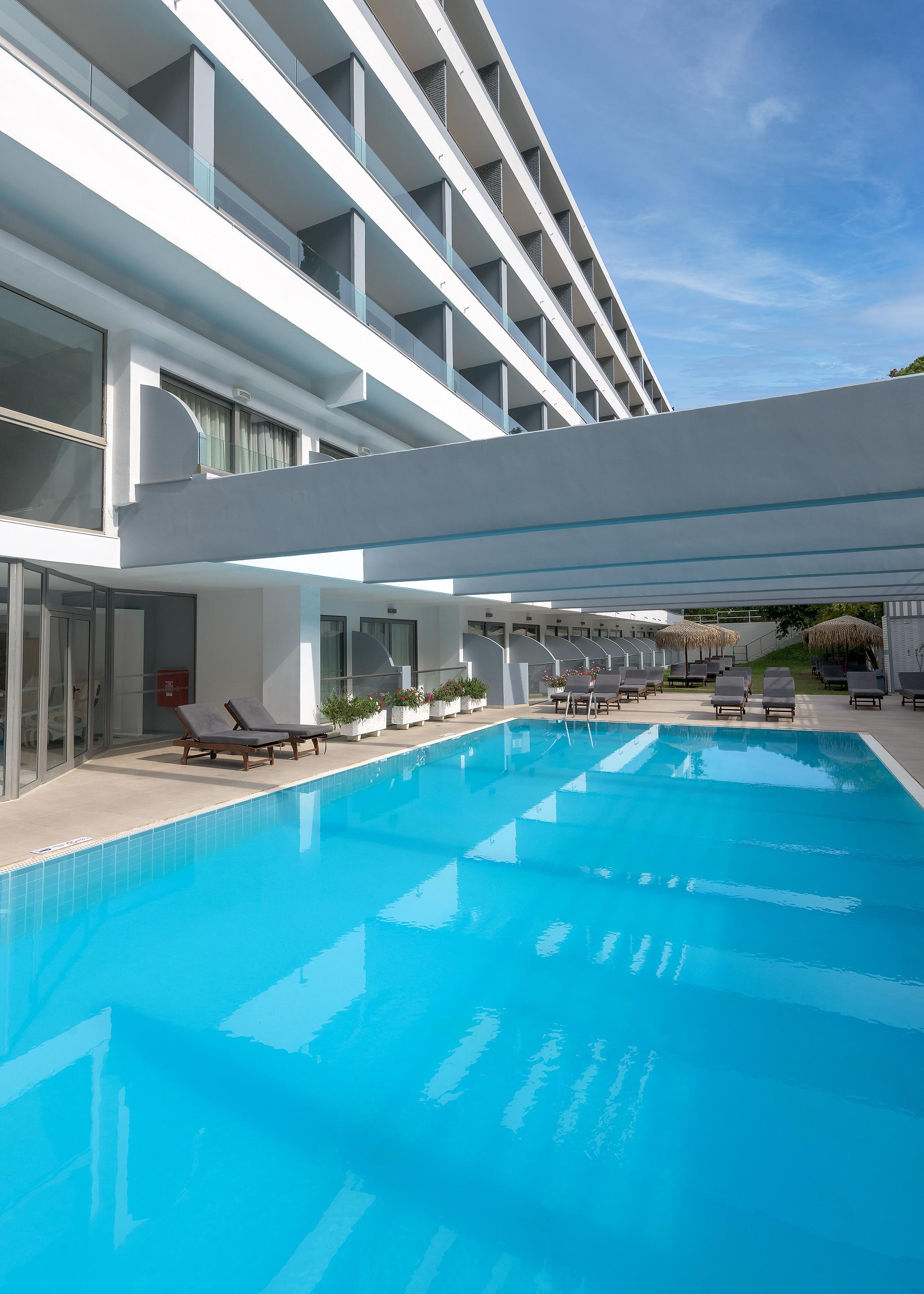 Oceanis Beach Hotel Ixia  Exteriör bild
