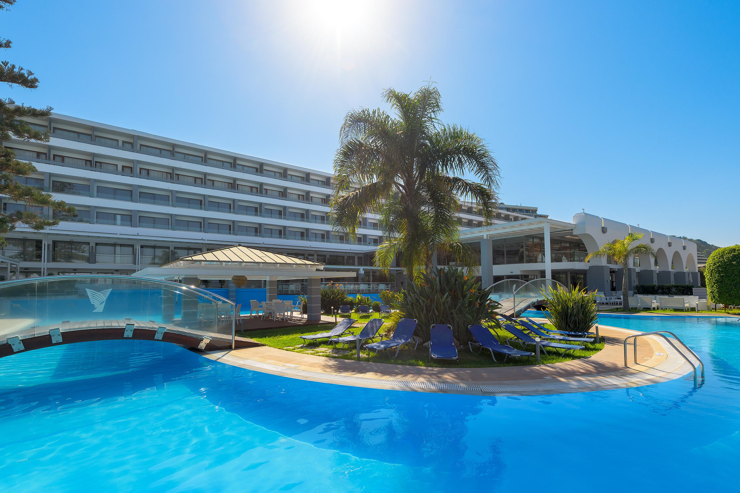 Oceanis Beach Hotel Ixia  Exteriör bild
