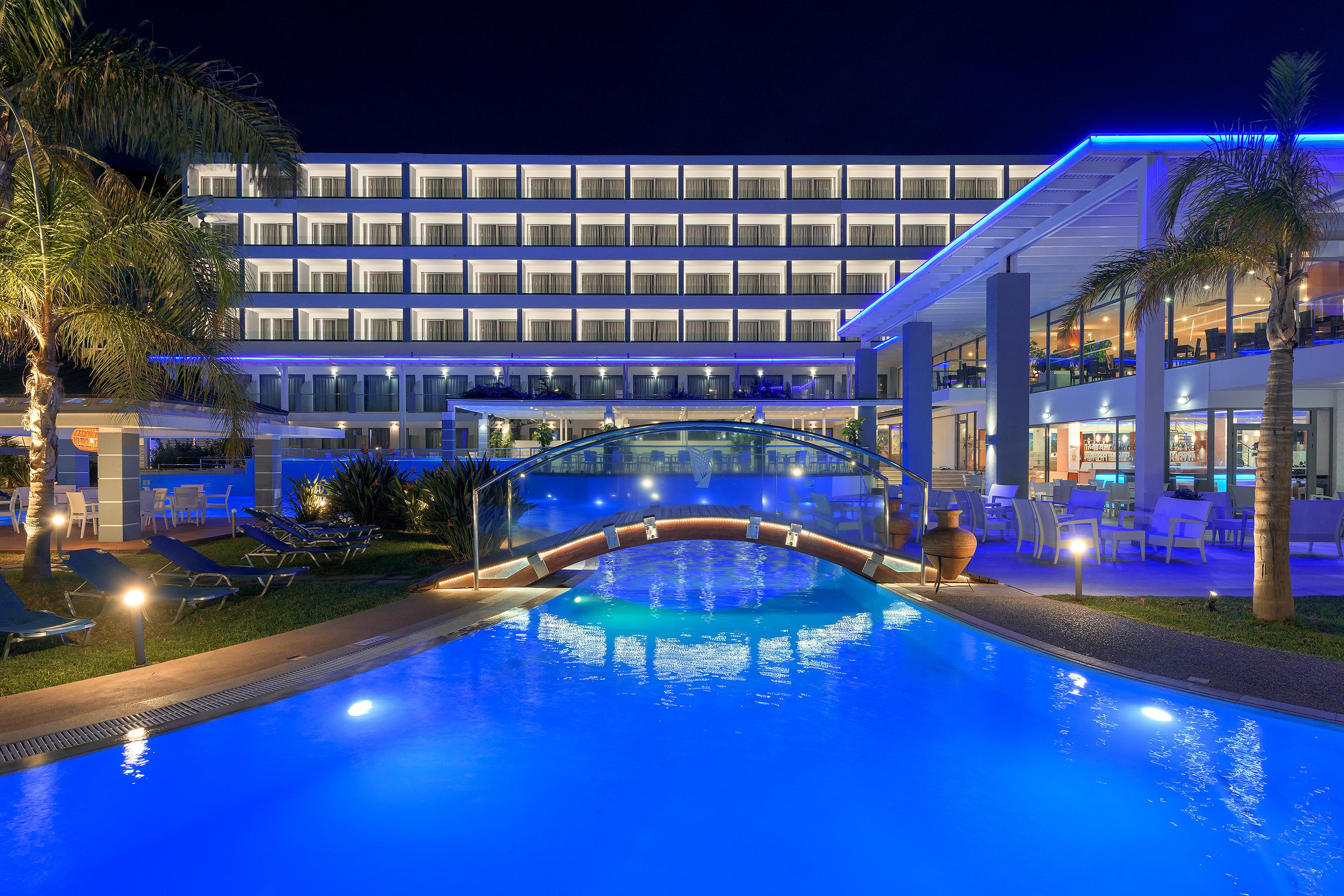 Oceanis Beach Hotel Ixia  Exteriör bild