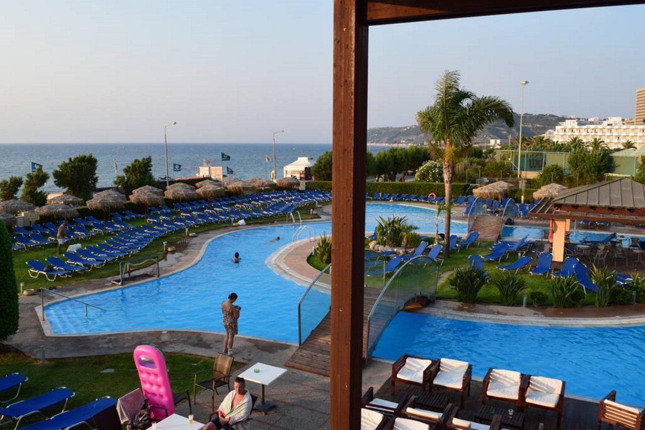 Oceanis Beach Hotel Ixia  Exteriör bild